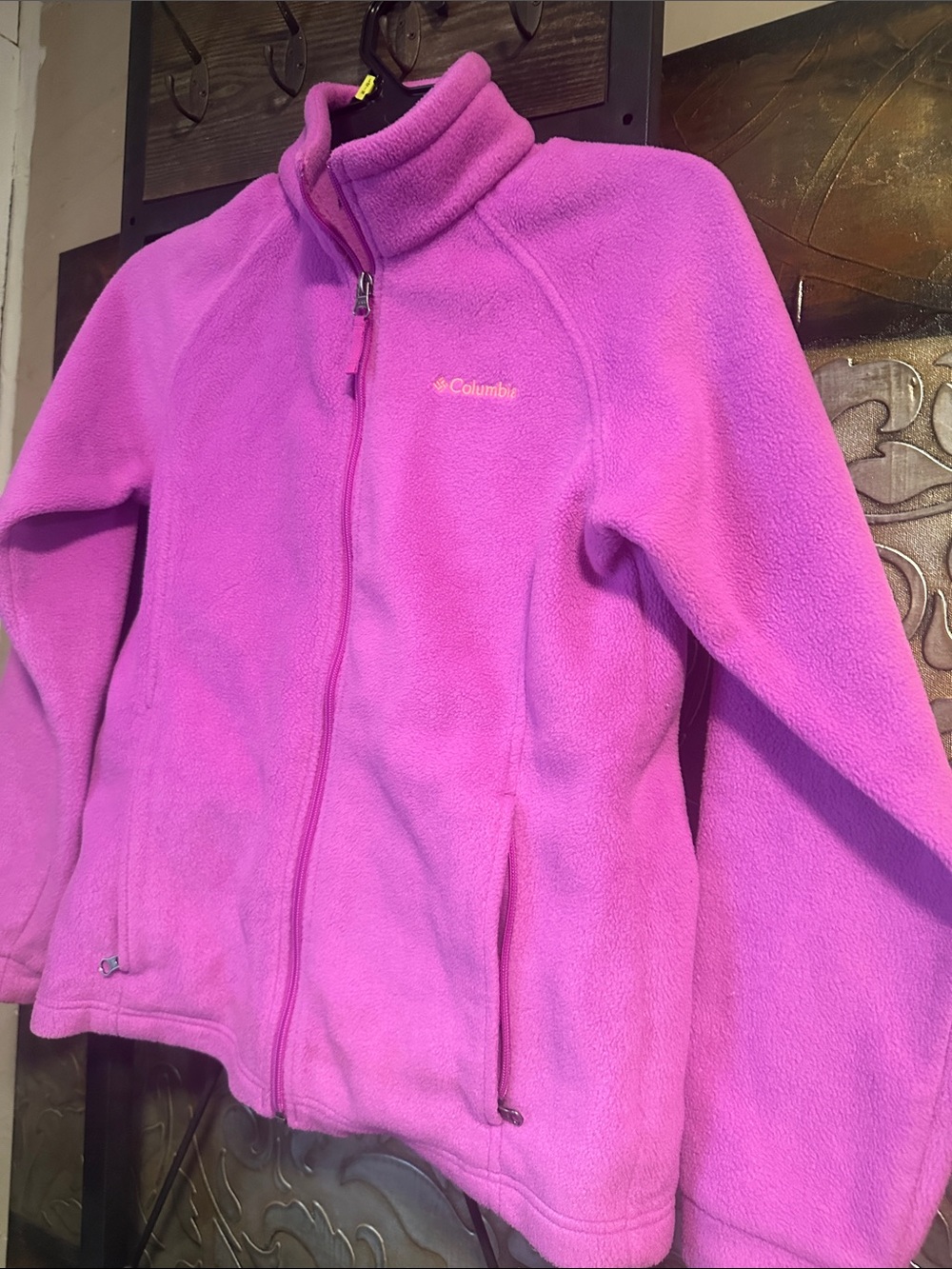 Columbia Kids' Bright Pink Fleece Jacket
